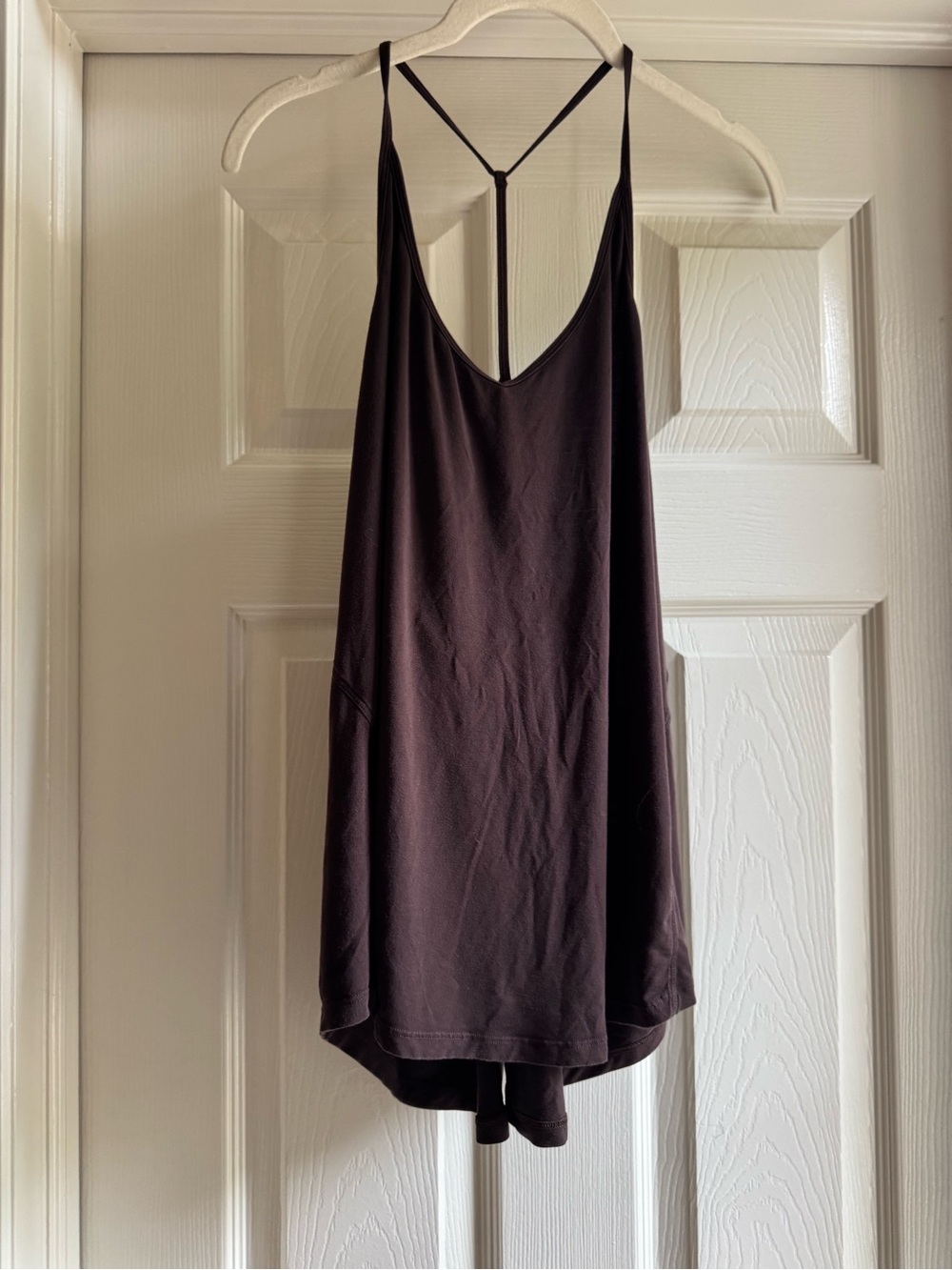 lululemon athletica Brown Strappy Tie Back Tank